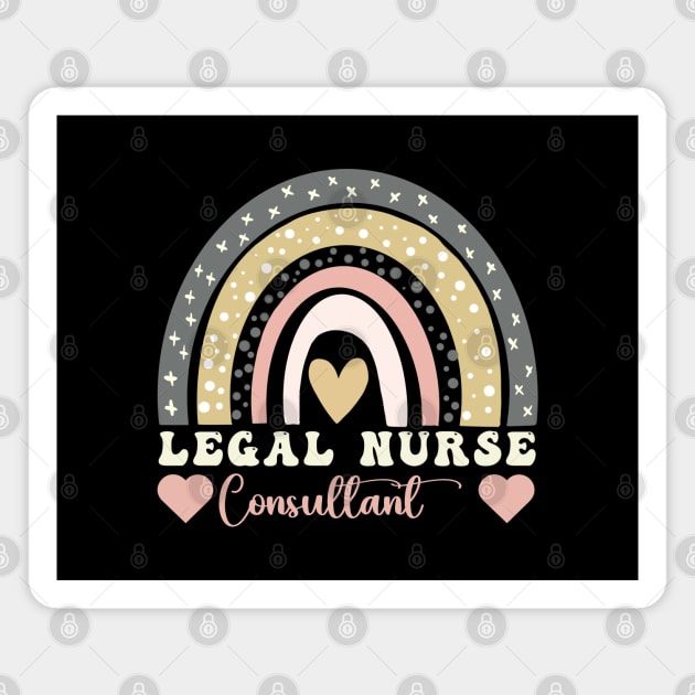 Legal Nurse Consultant Rainbow Appreciation Day Legal Nurse Magnet by Printopedy